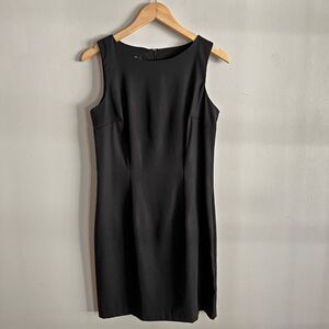 AGB Black Sleeveless Sheath Dress Y2K Minimalist Classic Little Black Dress